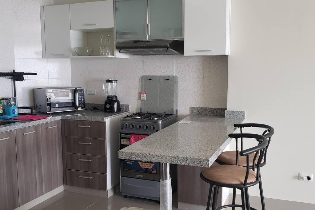 Apartamento De Estreno Con Balcon Frente Al Mar. Distretto di Distretto di Lima Esterno foto